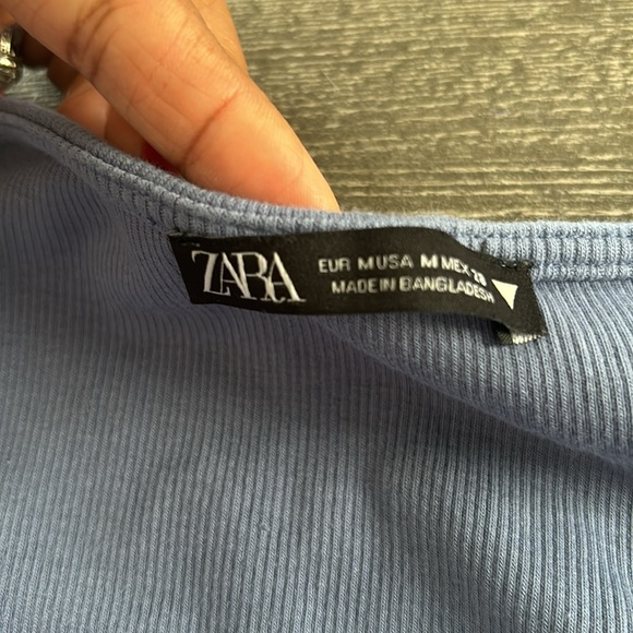 Zara Crop top long sleeve Size M - Picture 2 of 5